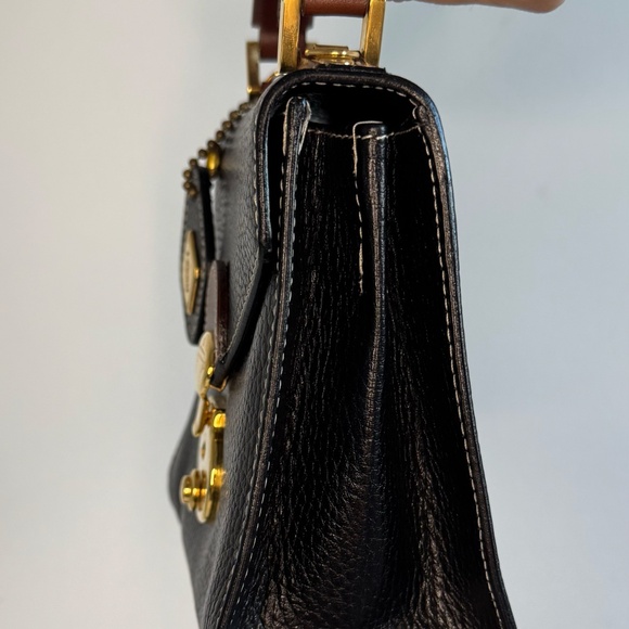 Isanti Luxury Italian Leather Mini Crossbody Bag – Black - Picture 16 of 17